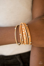 Load image into Gallery viewer, Catwalk it Off Orange Triple Wrap