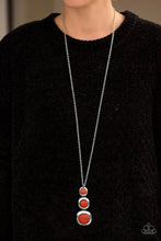 Load image into Gallery viewer, Stone Tranquility Orange Necklace