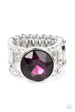 Load image into Gallery viewer, High Roller Sparkle Purple Ring