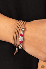 Load image into Gallery viewer, Clear a Path Pink Tie Triple Wrap