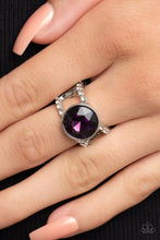 Load image into Gallery viewer, High Roller Sparkle Purple Ring