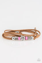 Load image into Gallery viewer, Find Your Way Pink Tie Triple Wrap