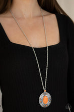 Load image into Gallery viewer, Sunset Sensation Orange Necklace