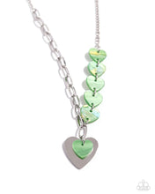 Load image into Gallery viewer, HEART Of the Movement Green Necklace