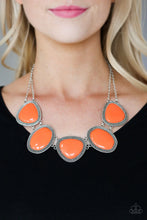 Load image into Gallery viewer, Viva La Vivid Orange Necklace