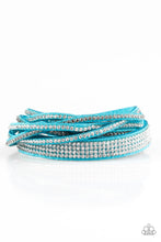 Load image into Gallery viewer, Taking Care of Business Blue Triple Wrap