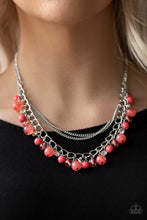 Load image into Gallery viewer, Wait and Sea Orange Necklace