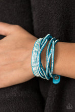 Load image into Gallery viewer, Taking Care of Business Blue Triple Wrap