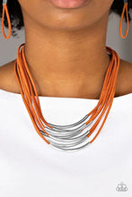 Load image into Gallery viewer, Walk the Walkabout Orange Necklace