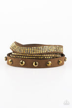 Load image into Gallery viewer, Totally Rockable Brass Triple Wrap