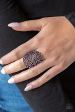 Load image into Gallery viewer, Floral Fancies Purple Ring