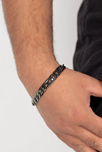 Load image into Gallery viewer, Rockstar Road Black Men’s Bracelet