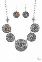 Load image into Gallery viewer, Written in the star Lilies Orange Necklace