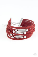 Load image into Gallery viewer, Back to BACKPACKER Red Clasp Wrap