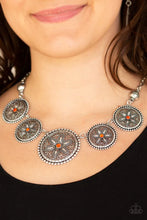 Load image into Gallery viewer, Written in the star Lilies Orange Necklace