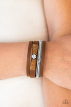 Load image into Gallery viewer, Catwalk Craze Brown Clasp Wrap