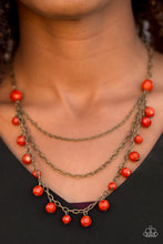 Load image into Gallery viewer, You the Glam Orange Necklace