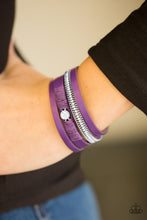 Load image into Gallery viewer, Catwalk Craze Purple Clasp Wrap