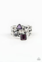 Load image into Gallery viewer, Geo Jazz Purple Ring