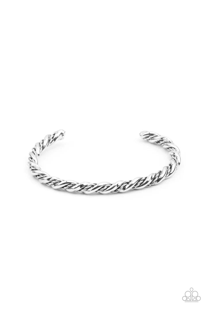 Combat Ready Silver Men’s Cuff