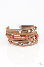 Load image into Gallery viewer, Colorfully Coachella Red Clasp Wrap