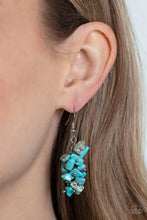 Load image into Gallery viewer, Pebble Palette Blue Earrings