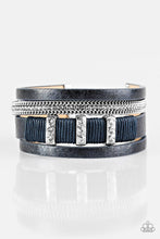 Load image into Gallery viewer, Fame Night Blue Clasp Wrap