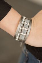 Load image into Gallery viewer, Fame Night Silver Clasp Wrap