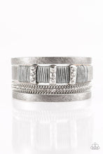 Load image into Gallery viewer, Fame Night Silver Clasp Wrap