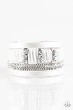 Load image into Gallery viewer, Fame Night White Clasp Wrap