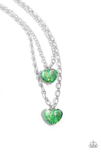 Load image into Gallery viewer, Layered Love Green Necklace