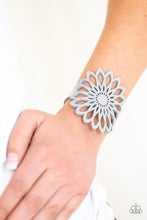 Load image into Gallery viewer, Wildly Wildflower Silver Clasp Wrap