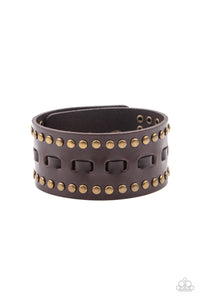 A Roam With a View Brown Snap Bracelet