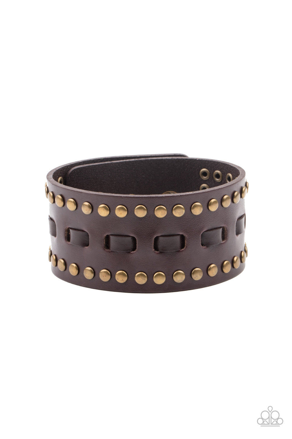 A Roam With a View Brown Snap Bracelet