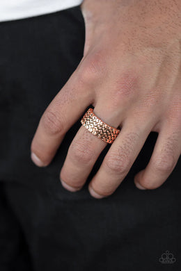 All Wheel Drive Copper Men’s Ring