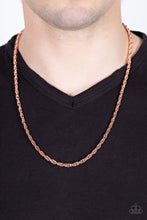 Load image into Gallery viewer, Industrial Interval Mens Copper Necklace