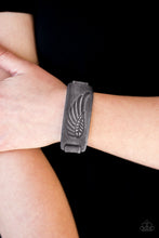 Load image into Gallery viewer, Backwoods Roamer Silver Snap Bracelet