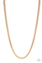 Load image into Gallery viewer, Knockout King Mens Gold Necklace
