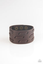 Load image into Gallery viewer, Be Your Own Huntsman Brown Snap Bracelet