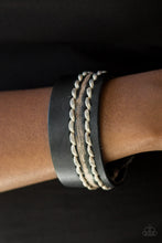Load image into Gallery viewer, Beach Boy Black Snap Bracelet