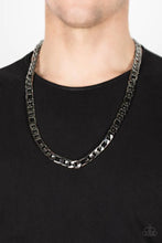 Load image into Gallery viewer, Metro Beau Mens Black Necklace