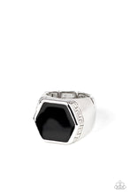 Load image into Gallery viewer, Hex Out Black Men’s Ring