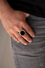 Load image into Gallery viewer, Hex Out Black Men’s Ring