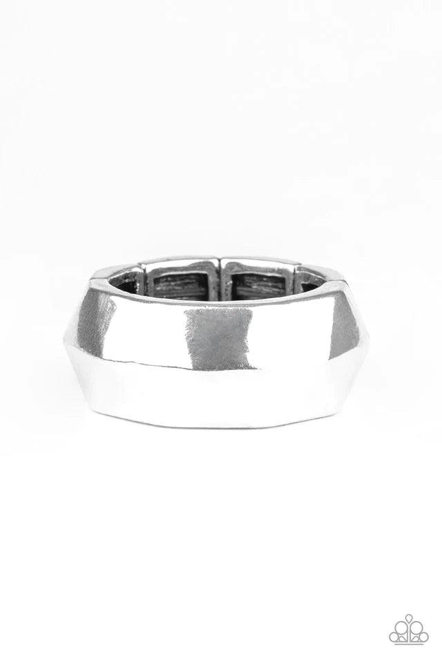 Industrial Mechanic Silver Men’s Ring