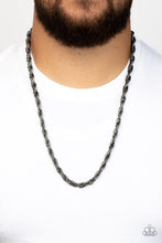 Load image into Gallery viewer, Pit Stop Black Mens Necklace