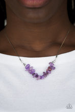 Load image into Gallery viewer, Back to Nature Purple Necklace