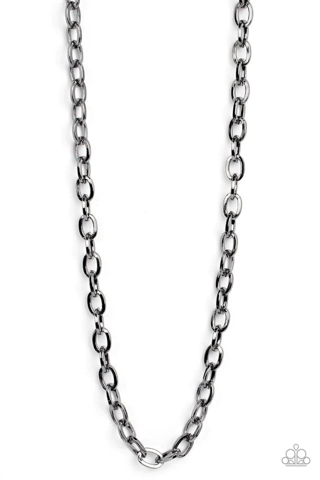 Player Of The Year Black Mens Necklace