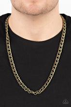 Load image into Gallery viewer, Pro League Mens Brass Necklace