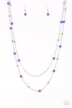 Load image into Gallery viewer, Beach Party Pageant Purple Necklace