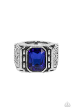 Load image into Gallery viewer, Metro Magnate Blue Men’s Ring